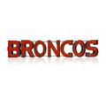 Denver Broncos Full Color Recycled Metal Sign