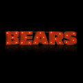 Chicago Bears Full Color Recycled Metal Sign
