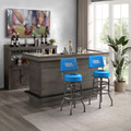 Carolina Panthers Chrome Barstool with Back