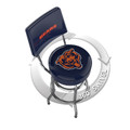 Chicago Bears Chrome Barstool with Back