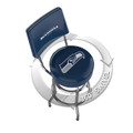 Seattle Seahawks Chrome Barstool with Back