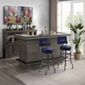 Houston Texans Chrome Barstool with Back
