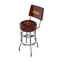 Washington Commanders Chrome Barstool with Back