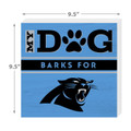 Carolina Panthers My Dog Barks Wall Art