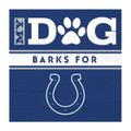 Indianapolis Colts My Dog Barks Wall Art