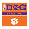 Clemson Tigers My Dog Barks Wall Art