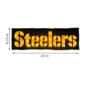 Pittsburgh Steelers Lighted Recycled Metal Street Sign