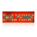 Miami Dolphins Lighted Recycled Metal Street Sign