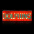 Miami Dolphins Lighted Recycled Metal Street Sign