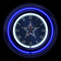 Dallas Cowboys 15" Neon Clock