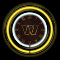 Washington Commanders 15" Neon Clock