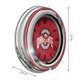Ohio State Buckeyes 15" Neon Clock