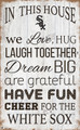 Chicago White Sox 11" x 19" In This House Sign