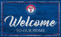 Texas Rangers Team Color Welcome Sign