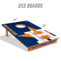 Houston Astros 2' x 3' All-Wood Cornhole Set