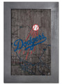 Los Angeles Dodgers 11" x 19" City Map Framed Sign