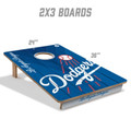 Los Angeles Dodgers 2' x 3' All-Wood Cornhole Set