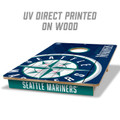 Seattle Mariners 2' x 3' All-Wood Cornhole Set