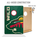 Minnesota Wild 2' x 3' All-Wood Cornhole Set