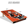 Cincinnati Bengals 2' x 3' All-Wood Cornhole Set