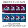 Colorado Avalanche 2' x 3' All-Wood Cornhole Set