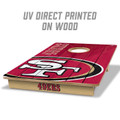 San Francisco 49ers 2' x 3' All-Wood Cornhole Set