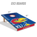 Kansas Jayhawks 2' x 3' All-Wood Cornhole Set