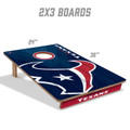 Houston Texans 2' x 3' All-Wood Cornhole Set
