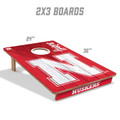 Nebraska Cornhuskers 2' x 3' All-Wood Cornhole Set