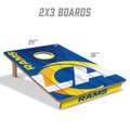 Los Angeles Rams 2' x 3' All-Wood Cornhole Set