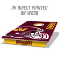Washington Commanders 2' x 3' All-Wood Cornhole Set