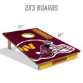 Washington Commanders 2' x 3' All-Wood Cornhole Set