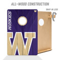 Washington Huskies 2' x 3' All-Wood Cornhole Set