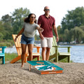 Miami Dolphins 2' x 3' All-Wood Cornhole Set