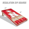 Nebraska Cornhuskers 2x4 Slogan Series Cornhole