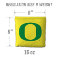Oregon Ducks Cornhole Bags - 8 Pack