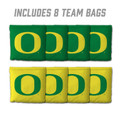 Oregon Ducks Cornhole Bags - 8 Pack