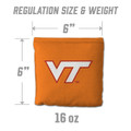 Virginia Tech Hokies Cornhole Bags - 8 Pack