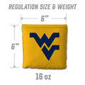 West Virginia Mountaineers Cornhole Bags - 8 Pack