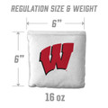 Wisconsin Badgers Cornhole Bags - 8 Pack