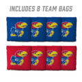Kansas Jayhawks Cornhole Bags - 8 Pack