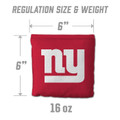 New York Giants Cornhole Bags - 8 Pack