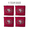 San Francisco 49ers Red Cornhole Bags - 4 Pack