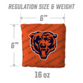 Chicago Bears Orange Cornhole Bags - 4 Pack