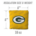 Green Bay Packers Yellow Cornhole Bags - 4 Pack