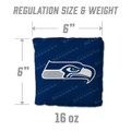 Seattle Seahawks Blue Cornhole Bags - 4 Pack