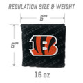Cincinnati Bengals Black Cornhole Bags - 4 Pack