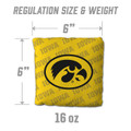 Iowa Hawkeyes Yellow Cornhole Bags - 4 Pack