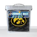 Iowa Hawkeyes Black Cornhole Bags - 4 Pack