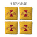 Iowa State Cyclones Yellow Cornhole Bags - 4 Pack